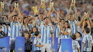 El álbum de fotos que Lionel Messi sobre la fiesta de los campeones del mundo (Instagram)