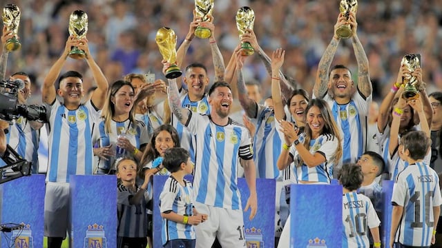 El álbum de fotos que Lionel Messi sobre la fiesta de los campeones del mundo (Instagram)
