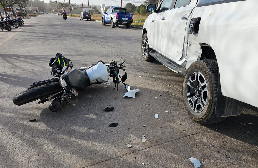 Arroyito: otro más y van... se siguen reiterando los accidentes donde están involucradas motocicletas