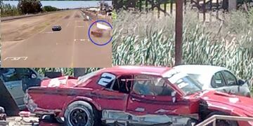 Impactante accidente en Mendoza. El toque entre Fernando Secchi y Gerardo Martín, provocó que el Dodge de Martín impactara contra el paredón de ingreso a boxes en Autódromo Ciudad de San Martín.