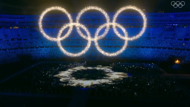Los anillos Olímpicos, uno de los símbolos de los Juegos.