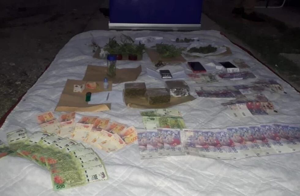 Secuestraron marihuana valorada en $1.200.000 de San Luis