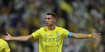 Con uno menos y gracias al DOBLETE de CR7, Al Nassr se lo dio vuelta 2-1 a Al Hilal (equipo de Jorge Jesus) para ganar el Campeonato de Clubes Árabes. / Gentileza.