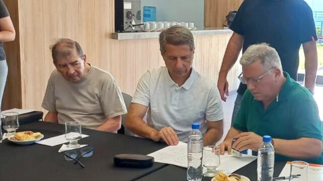 Firma de convenio Comunidad Regional Escuela Proa Arroyito Bernarte Benedetti