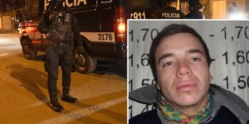 Leonardo Anfuso cuenta cun un frondoso prontuario, la policía lo detuvo en un barrio de El Challao. Gentileza Los Andes