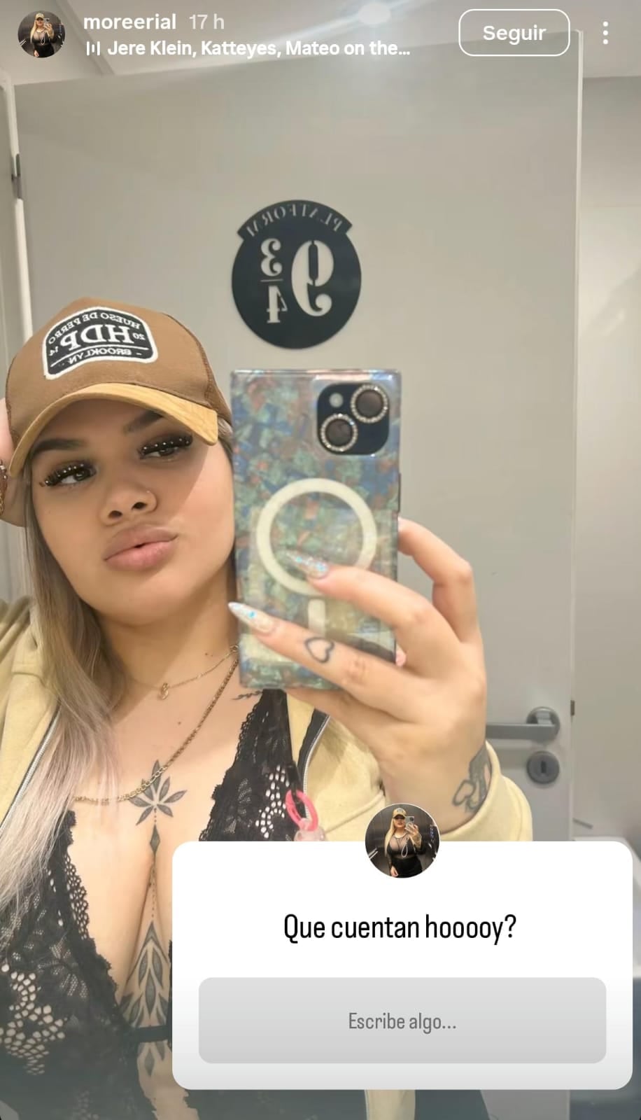 Morena Rial sorprendió con un body de encaje mega escotado y dejó a sus fans sin palabras