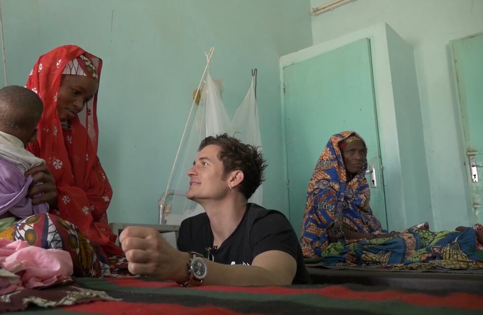 Orlando Bloom alerta sobre la desnutrición infantil
