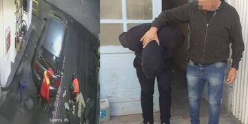 El sujeto fue hallado gracias a las cámaras de seguridad.