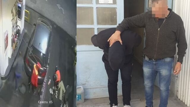 El sujeto fue hallado gracias a las cámaras de seguridad.