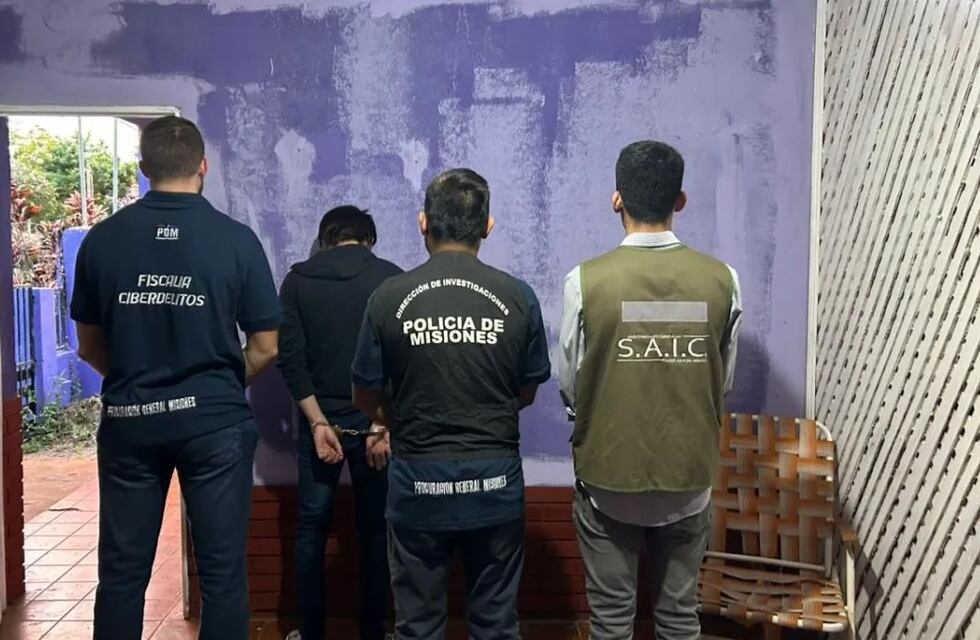 Detienen a un hombre en Posadas por tenencia de material de abuso sexual infantil