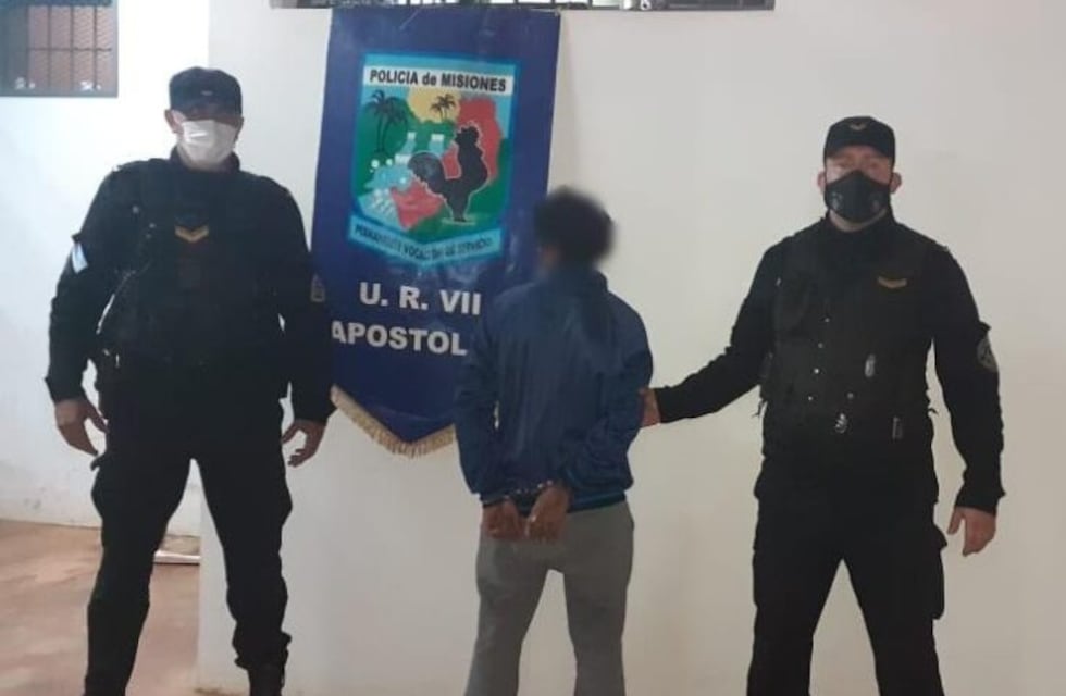 Detuvieron a un hombre con amplio prontuario delictivo en Apóstoles