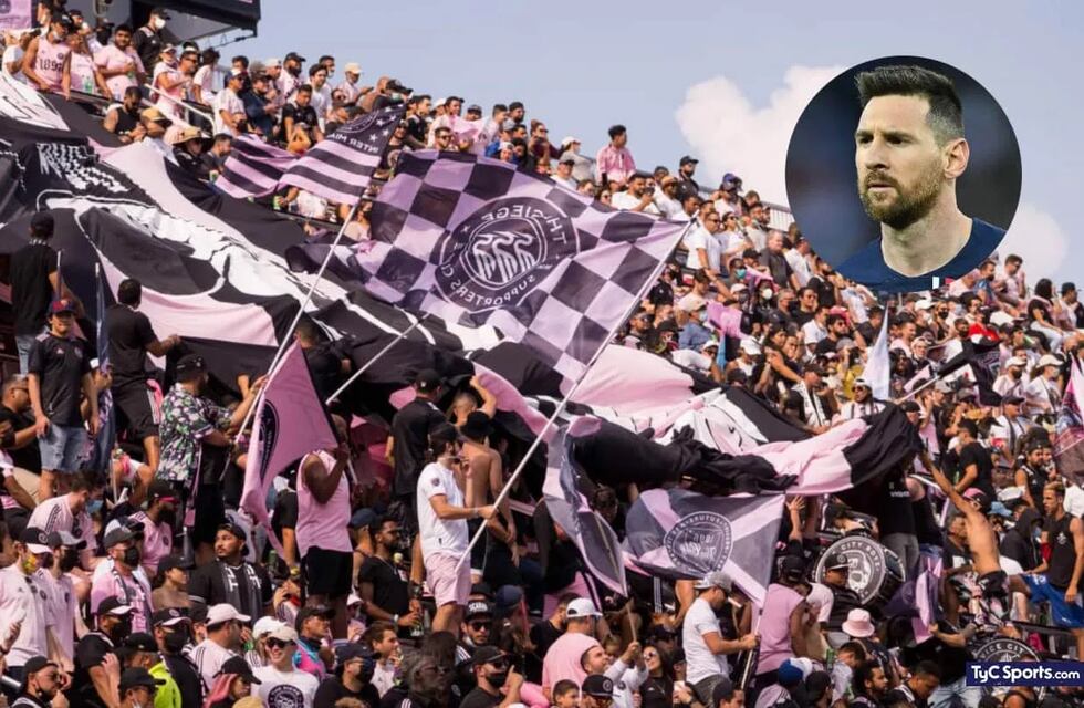 La llamativa canción que le dedicó la hinchada del Inter Miami a Messi: “El rosa y el negro te queda pintado...”