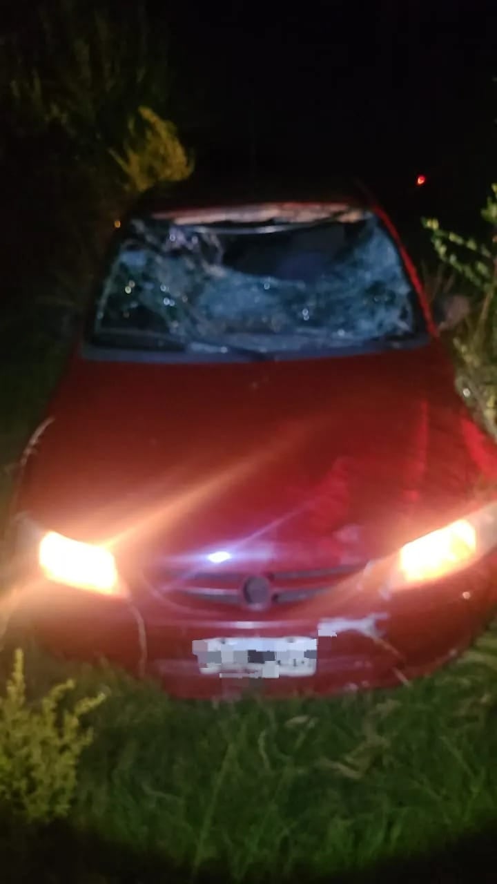 El Suzuki Fun involucrado en el suceso fatal.