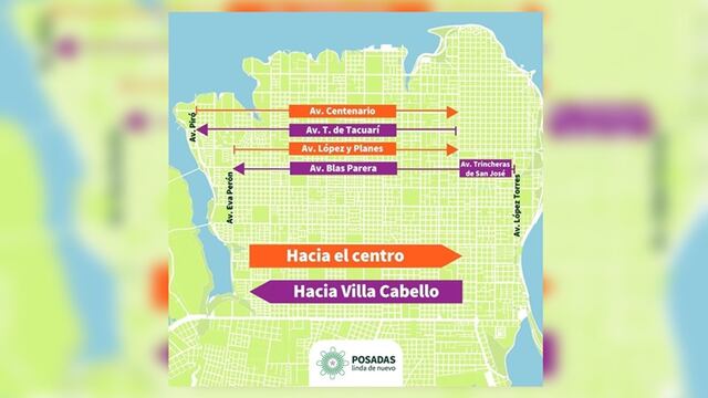 Debido a la implementación de manos únicas, reprograman semáforos en Posadas.