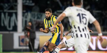 El uruguayo llegó al partido con lo justo después de un desgarro.