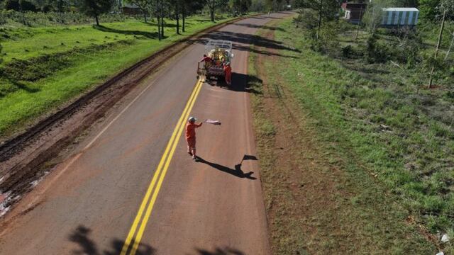 La Dirección Provincial de Vialidad finalizó obras de señalización en la Ruta Provincial N°2 y N°103.
