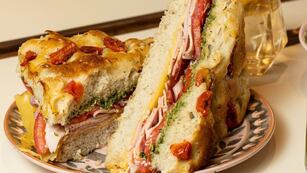 Panini de focaccia, un clásico de Fiorentina