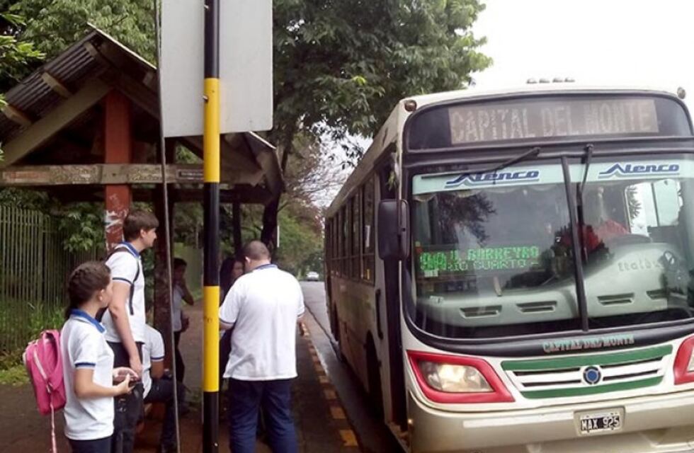 Con el regreso a las aulas amplían línea de transporte urbano de pasajeros en Oberá
