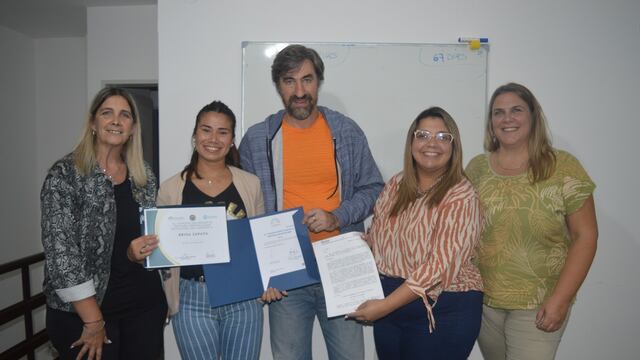 Giano entregó la declaración de persona destacada del deporte a la concordiense Brisa Zapata