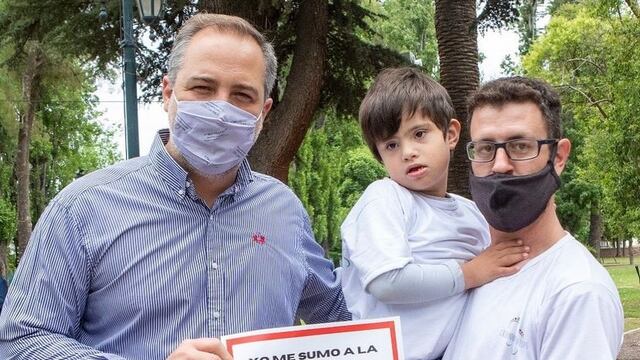 El Intendente Matias Stevanato mostró su compromiso personal en su Instagram de sumarse a la campaña para resguardar los niños con autismo del departamento.