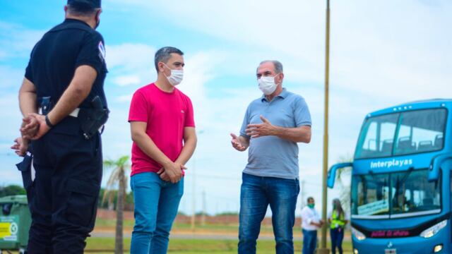 Ministro de Turismo de Misiones visitó una de las playas habilitadas en Posadas