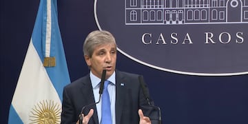 Luis Caputo, ministro de Economía. (Captura)