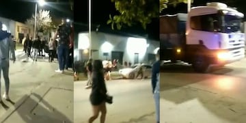 La víctima cayó al pavimento tras ser embestida sobre el curce de la ruta 11 y Gaboto.