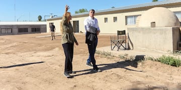 El intendente Daniel Orozco visitó las obras de Casa Justina y del Centro de día de la Asociación Civil No Más Hambre en El Borbollón, Las Heras.