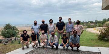 Equipo de Aves Argentinas y fundación Wyss