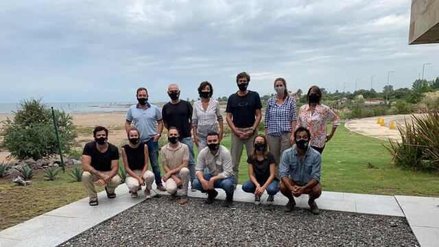 Equipo de Aves Argentinas y fundación Wyss