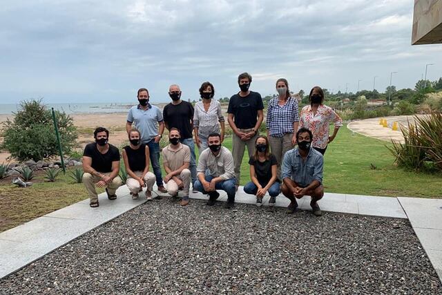 Equipo de Aves Argentinas y fundación Wyss