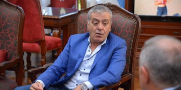 José Cano fue recibido por el gobernador de Tucumán, Osvaldo Jaldo.