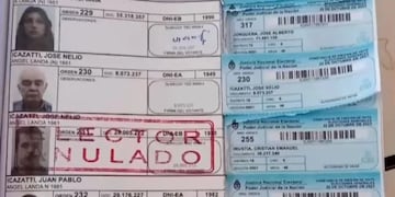 José Nelio Icazatti no pudo votar por aparecer en el padrón como fallecido.
