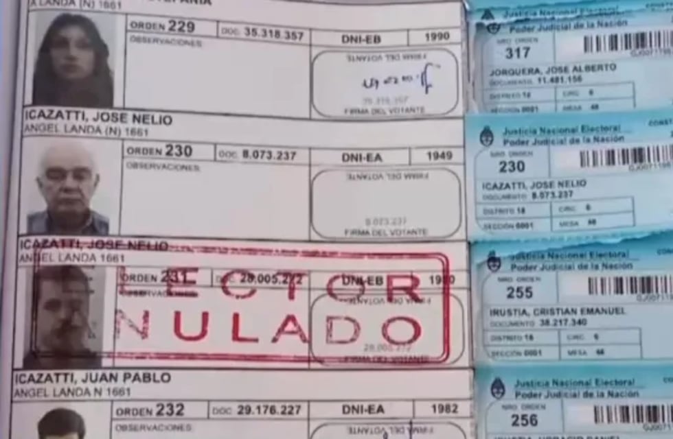 Caso insólito en las Elecciones 2023 en San Juan: Icazatti no votó porque aparecía en el padrón como fallecido