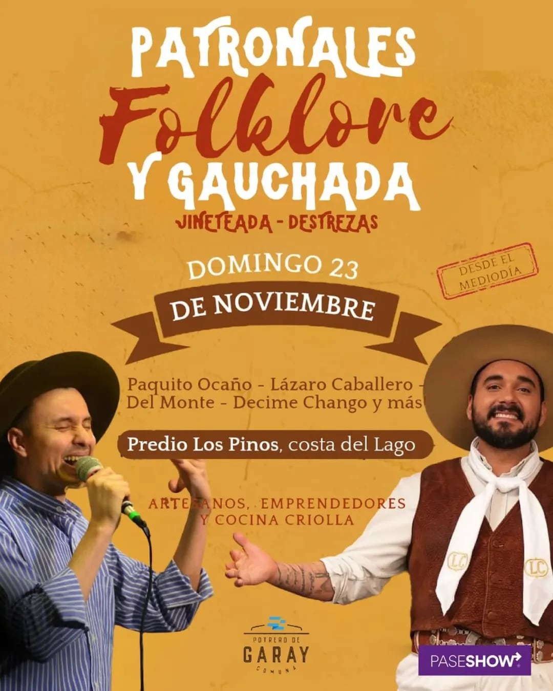 La fiesta patronal de Potrero de Garay en la provincia de Córdoba.