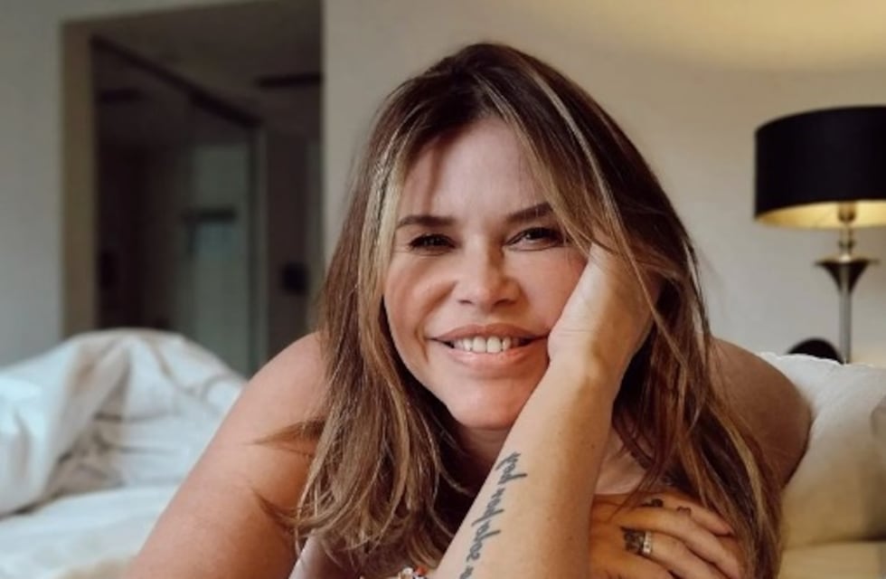 Nazarena Vélez posó con un conjunto deportivo negro y se mostró al natural: “Modo gym”