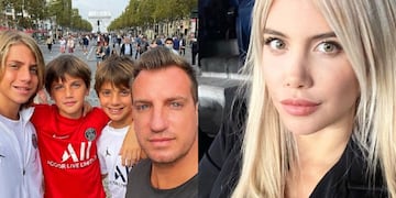 Maxi, Wanda y los hijos en común. (Instagram)