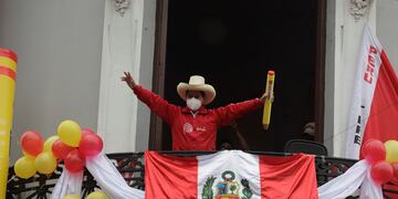 Pedro Castillo, candidato presidencial en Perú (Foto: Los Andes)