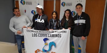 El Director de Deportes de Tres Arroyos recibió a integrantes de la escuela municipal de atletismo