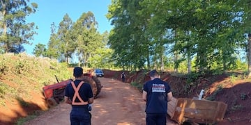 Un hombre de 77 años murió tras caer de su tractor en un camino vecinal de El Soberbio.