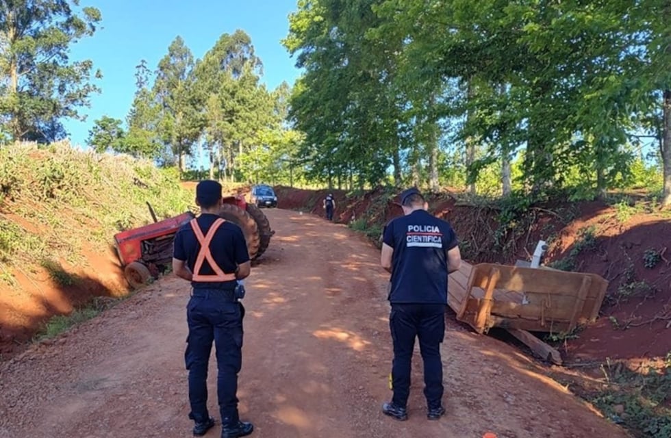 Un hombre de 77 años murió tras caer de su tractor en un camino vecinal de El Soberbio