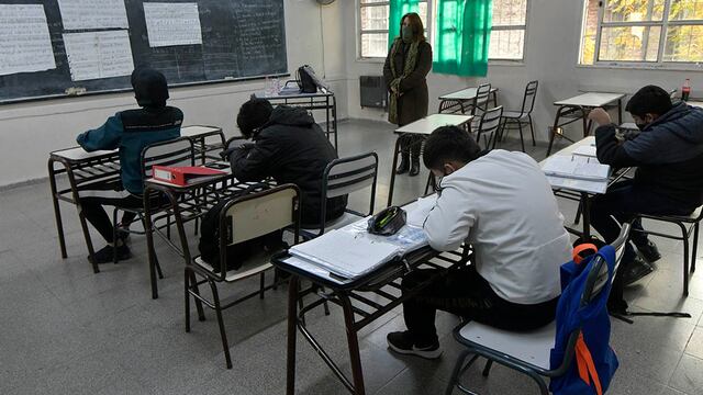 Clases presenciales (Foto: Orlando Pelichotti / Los Andes)