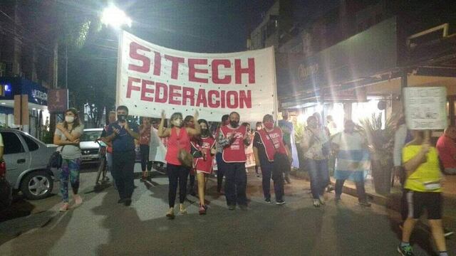 Los docentes agremiados a Sitech Federación continuarán las medidas de fuerza.