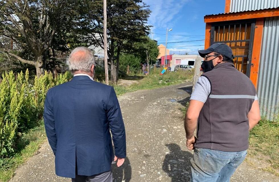 Mario Daniele recorrió el Barrio Los Morros