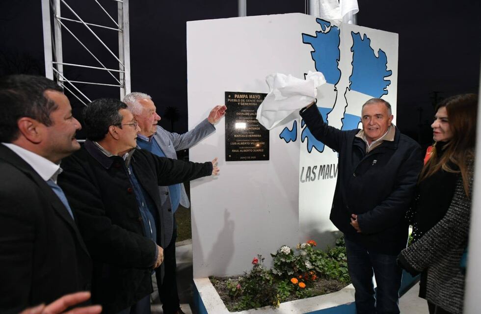 Jaldo inauguró obras en Pampa Mayo