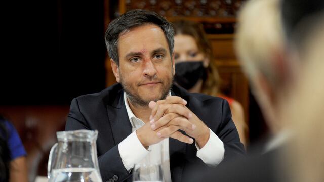 Juan Cabandie en el Senado por los Incendios en Corrientes. 
Foto Federico Lopez Claro.