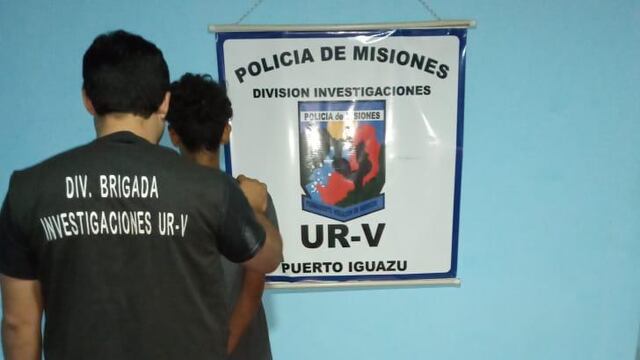 Por las cámaras de seguridad logran detener al autor de un robo en Puerto Iguazú