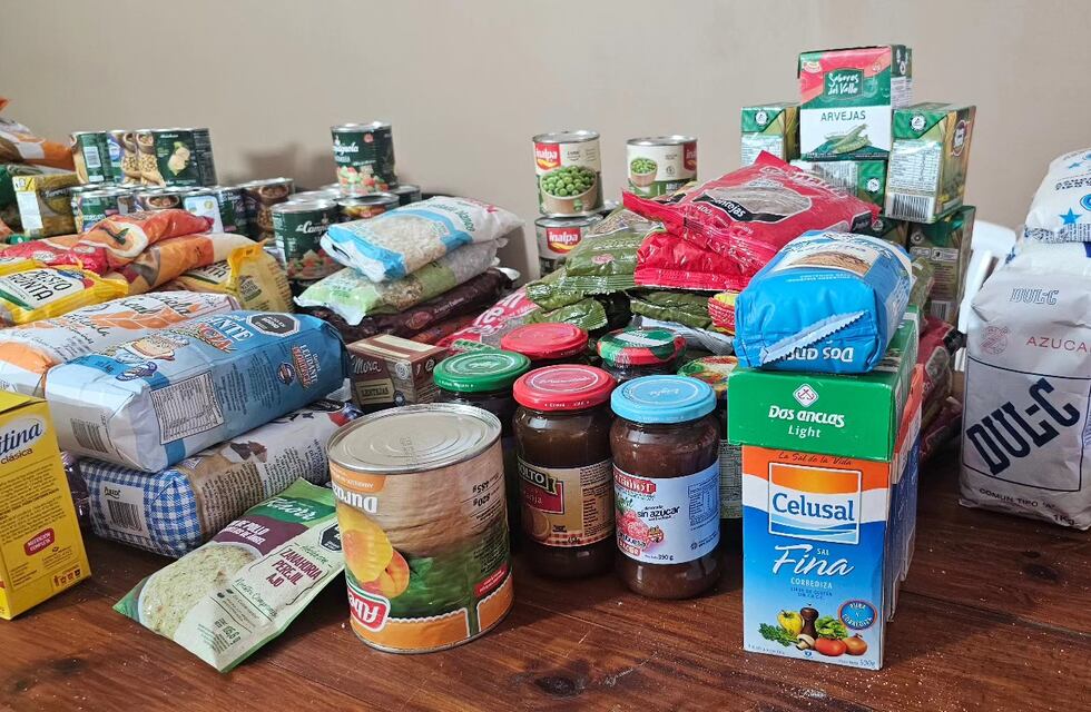 Arroyito: los vecinos lograron recaudar $1.000.000 en alimentos no perecederos donados