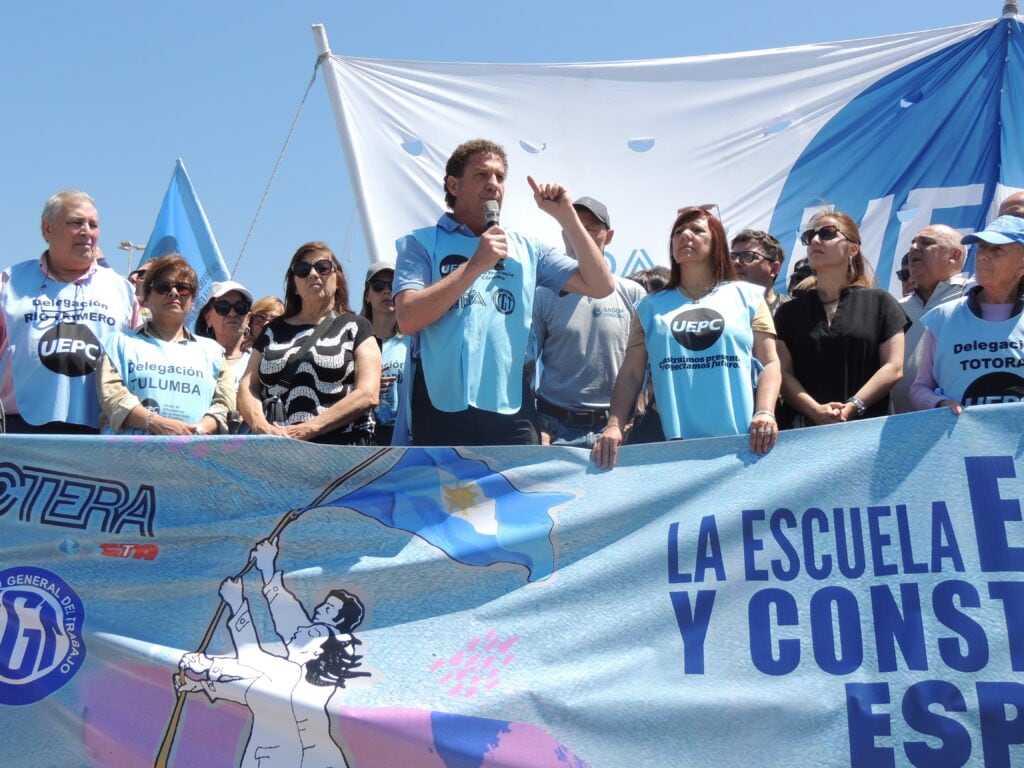 Protesta de la Uepc. (Gentileza)