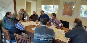 El Intendente Carlos Sánchez se reunió con miembros de la Comisión Vial